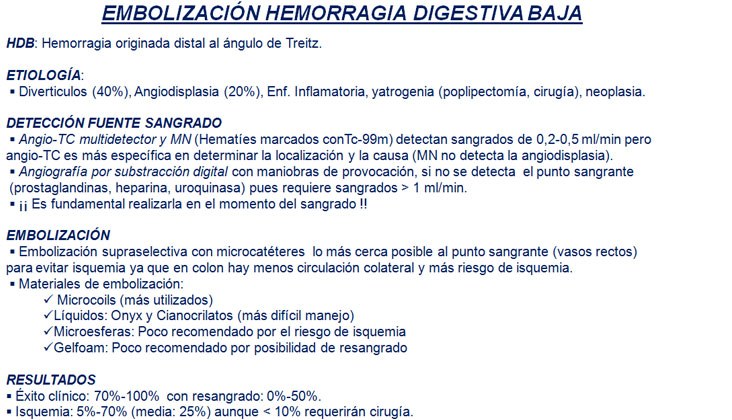 Embolización de angiodisplasia cecal con microcoils e histoacryl — diapositiva 5