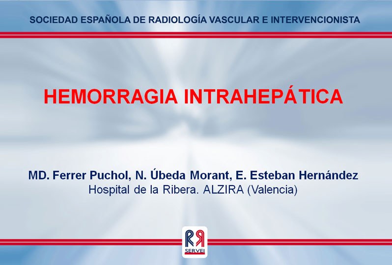 Hemorragia intrahepática — diapositiva 1